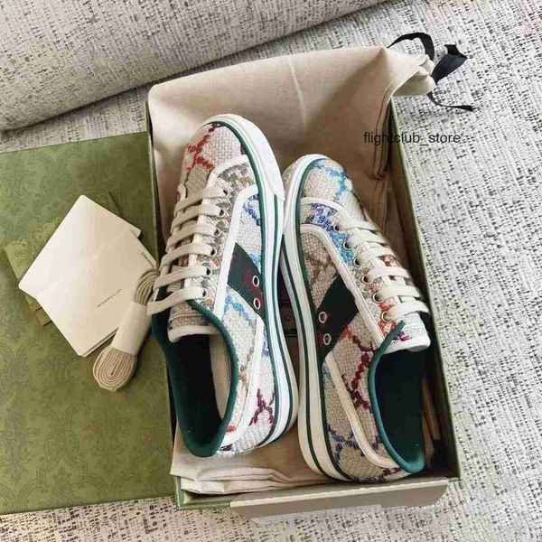 

web ggity tennis 1977 rubber canvas casual shoes luxurys sole designer womens shoe italy stripe green and red for stretch cotton low platfor, Black