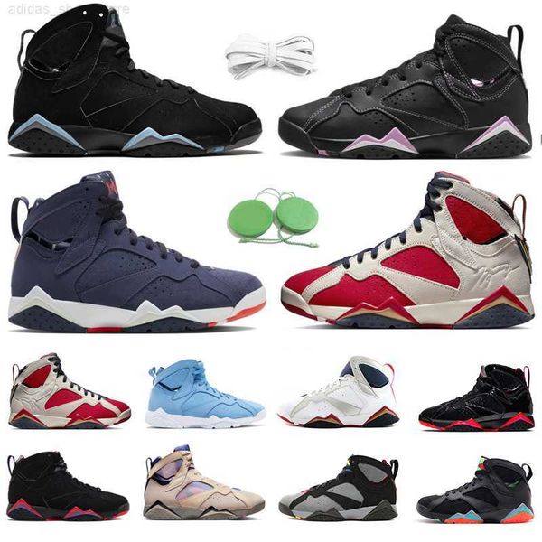 

2023 jumpman 7 7s mens basketball shoes barely grape chambray afrobeats quai 54 sapphire olive pantone bordeaux cardinal raptors men trainer, Black