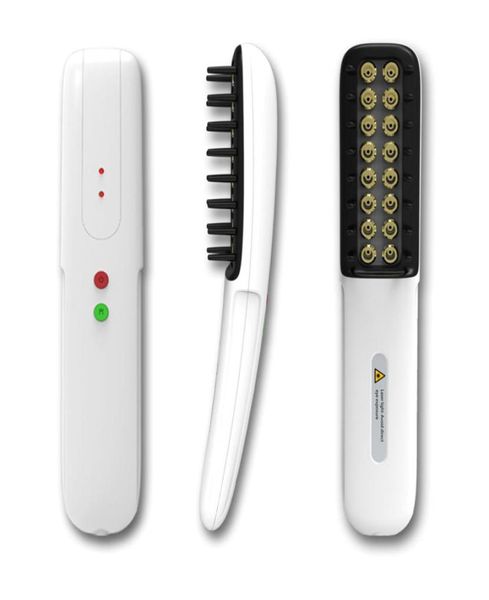 

portable low level therapy hair regrowth laser comb with 16 diodes laser for personal home use8468664, Silver