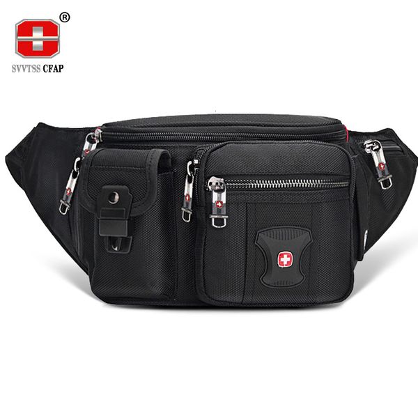 

waist bags multifunctional bag belt men fanny pack casual phone pouch women black more pockets small male 230717