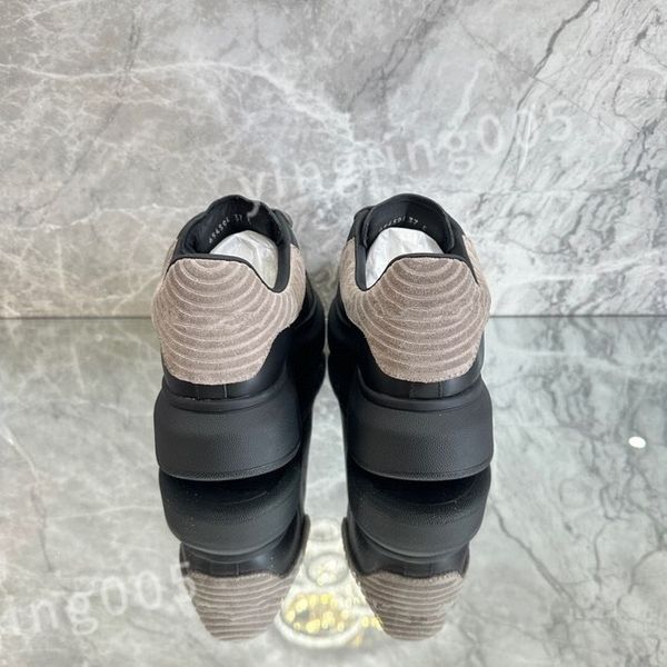 

2023 new fashion designers casual shoes espadrilles trainers flats platform sneakers white black leather womens lace up mens xsd221126