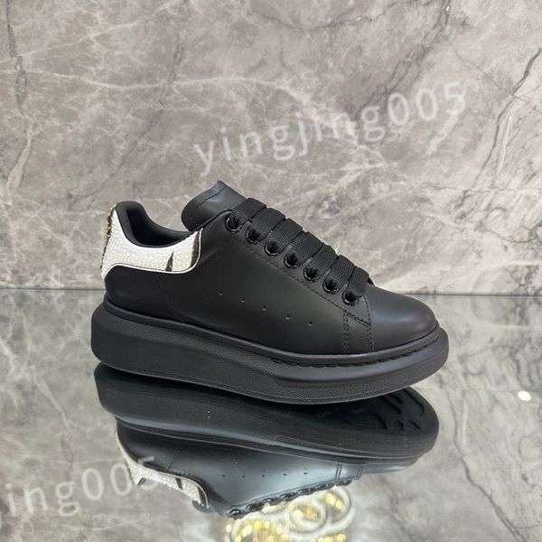 

2023 new fashion designers casual shoe espadrilles trainers flats platform sneakers white black leather womens lace up mens xsd221127