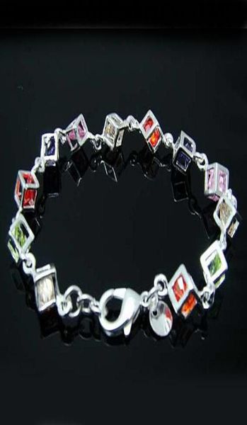 

whole retail lowest christmas gift 925 silver bracelet bangle b0238890559, Black