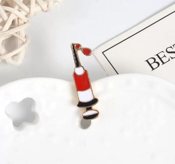 

injection syringe pin brooch doctor injector brooch jewelry enamel jackets badge pins 624 h16361819, Gray