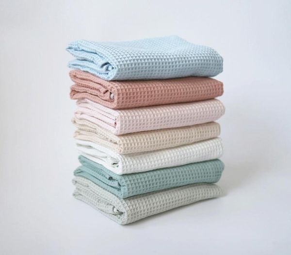 

organic cotton waffle blanket washed soft lightweight breathable blanket for all season baby toddler swaddling wrap newborn gifts5618277