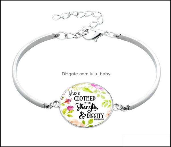 

charm bracelets 18 kinds new bible verses glass dome art pattern bangles scripture quote jewelry christian faith inspirational gif8450332, Golden;silver