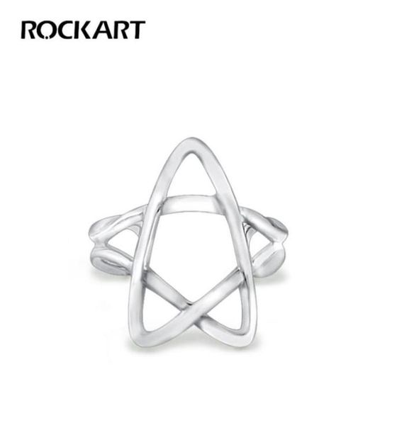 

clipon screw back openwork pentagram clip earring pure 925 sterling silver simple for women gift fine jewelry s925 korean desig8448840730