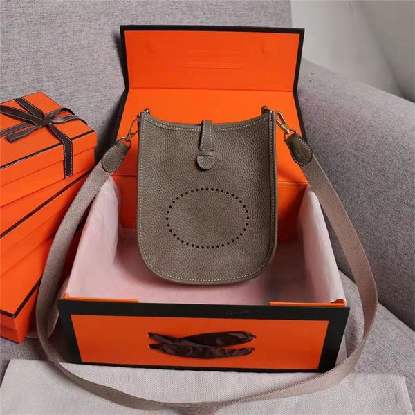 

luxury brand evelyn crossbody bag designer one shoulder bag original fashion mini bag evelyn hand carry calfskin clutch full set of high-gra