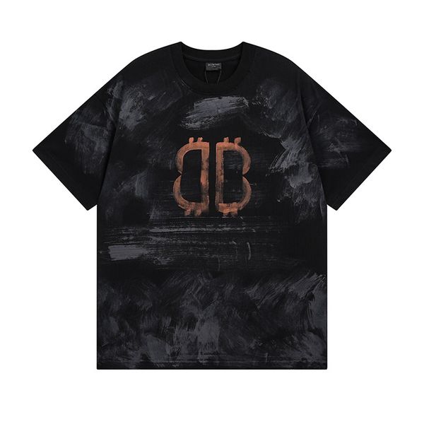 

blcg lencia summer t-shirts high street hip-hop style 100% cotton quality men and women drop sleeve loose tshirts oversize 23158, White;black