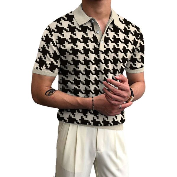 

men's polos 25 styles s6xl men's polo shirt color 3d printing short sleeve spring summer street collar tshirts 230715, White;black