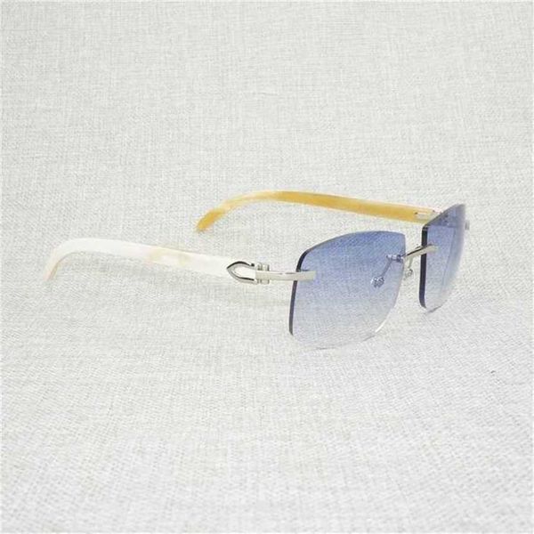

40% off vintage black white buffalo horn oversize men natural wood shades rimless eyewear for driving outdoor oculos gafaskajia new, White;black
