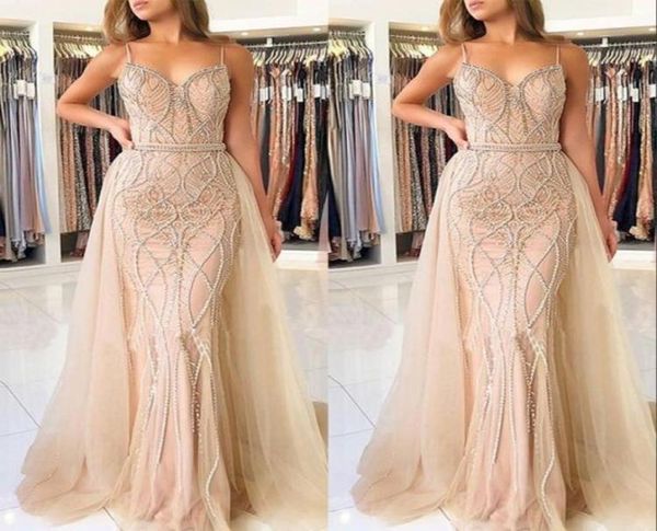 

mermaid prom dresses 2019 sweetheart sleeveless spaghetti zipper sweep train beading crystals party gowns evening78657929931199, Black