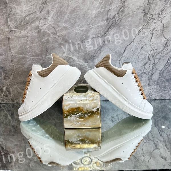 

2023 new luxurys fashion designers casual shoes espadrilles trainers flats platform sneakers white black leather womens lace up mens xsd2211