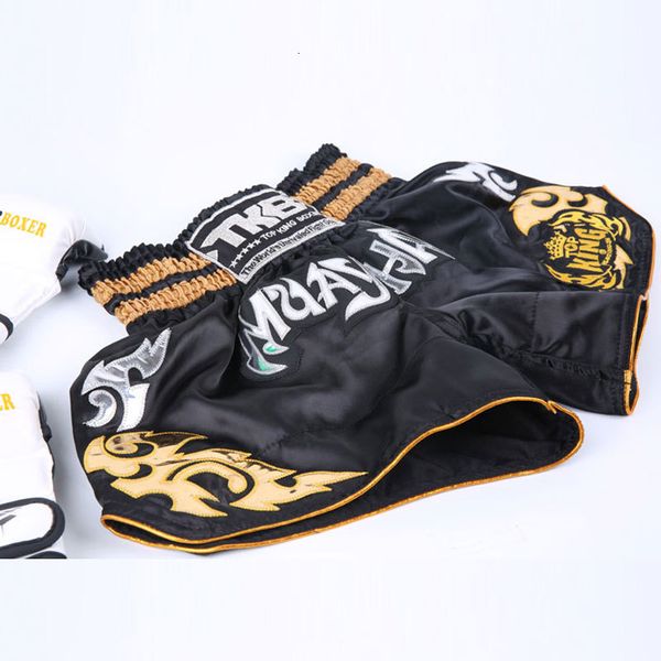 

men's shorts muay thai mma kickboxing shorts grappling crossfit boxeo trunks men women boys girls training combat sanda sport short pan, White;black