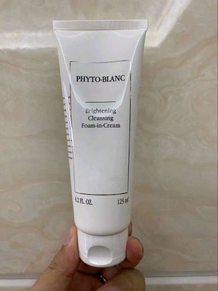 

brightening cleansing foam in cream with phyto blanc 125ml skincare deep cleansing