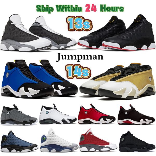 

jumpman 13 13s men retro basketball shoes 14 14s unc french brave blue obsidian court purple red flint playoffs cat hyper royal mens trainer