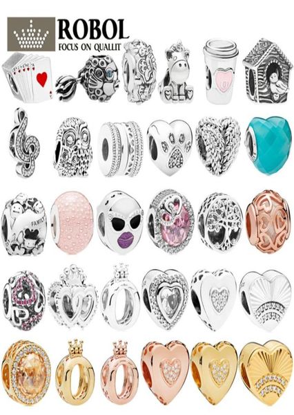 

2022 story toy series charm 925 sterling silver p charms for bracelets diy jewelry poker-shaped and cup shaped beads children wholesale box8, Bronze;silver