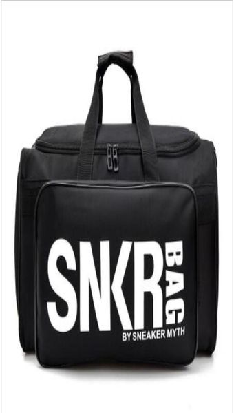 

new snkr designer duffle bag 19ss mens womens designer bags black white large capacity travel bag gym bags3868234