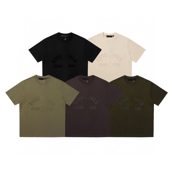 

men's plus tees & polos round neck embroidered and printed polar style summer wear with street pure cotton g121s, Black;brown
