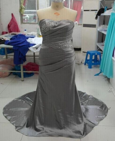 

100 real image evening gowns plus size a line floor length sweetheat with beading prom dress classic vestido de festa curto8469717, Black;red