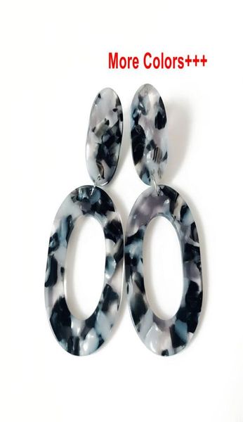 

new design geometric more colors mixed fashion trendy pretty elegant popular resin material earring9002291, Golden;silver