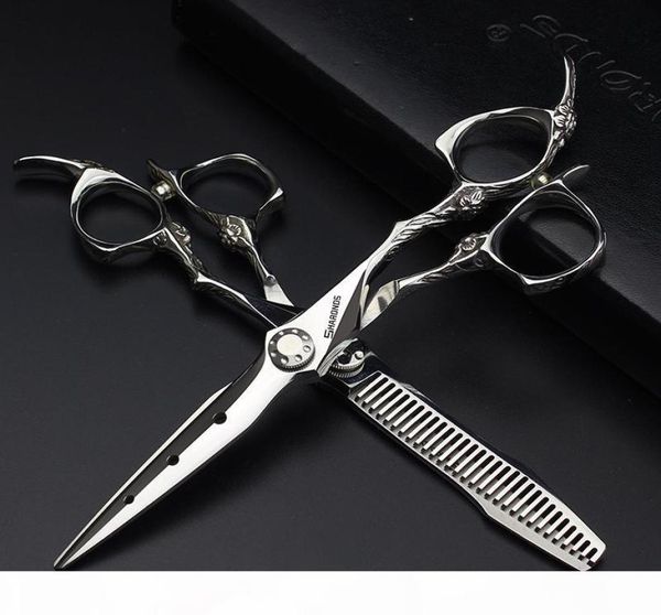 

professional authentic sharonds barber shop hair stylist special 6inch flat cut 1015 thinning hair cut combo set shears8416897
