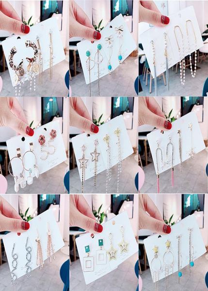 

women039s charm earrings 925 silver needle diamond letters pearl long exquisite fashion jewelry3919447, Golden