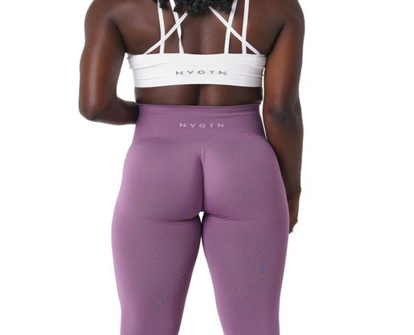 

yoga outfit nvgtn solid seamless leggings women soft workout tights fitness outfits pants gym wear lycra spandex6967350