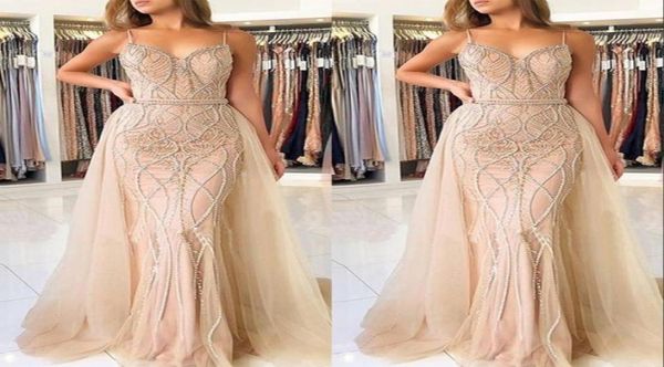 

mermaid prom dresses 2019 sweetheart sleeveless spaghetti zipper sweep train beading crystals party gowns evening78657926437629, Black
