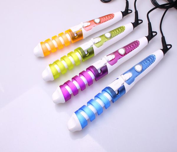 

100240v electric magic hair styling tools brush hair curler roller pro spiral curling irons wand curl styler beauty tool dhl2792508