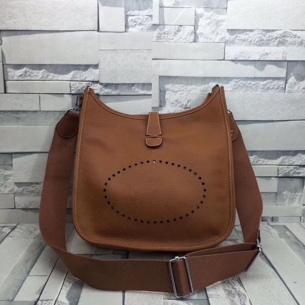 

hemes luxury paris evelyn designer bags lady handbags bag shoulder crossbody tote bags calfskin soft leather purse wallets messenger large 3