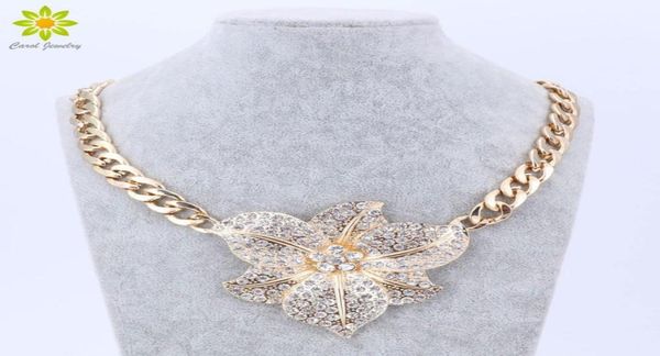 

new arrival classic big flower pendant fashion jewelry chokerchunky necklace for lady party wedding gift1377854, Silver