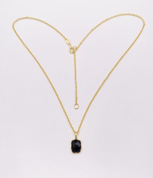 

vermeil silver bear color necklace with onyx authentic 925 sterling andy jewel 1154345428695073