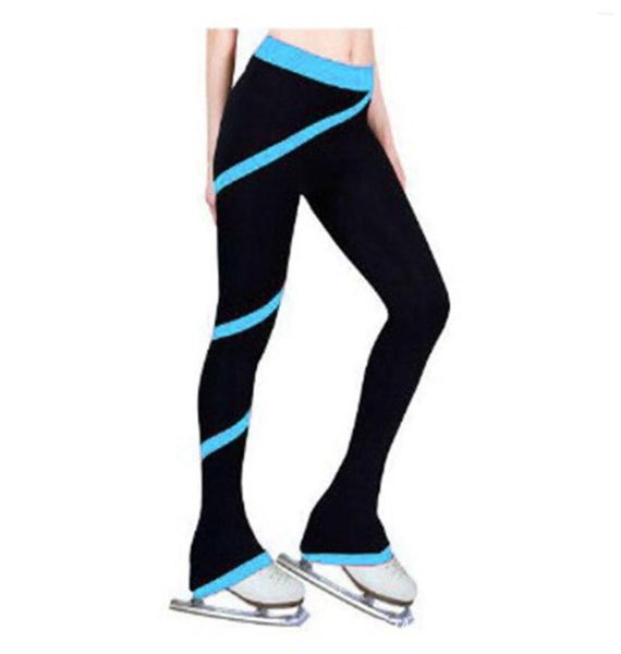 

skiing pants figure ice skating tights fleece children teen girls skate leggings1316438