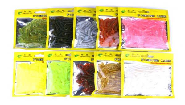 

baits lures fishing sports outdoors hengjia artificial soft lure 50 pieces one bag for japan shad tackle grub worm spiral t tail f9901190
