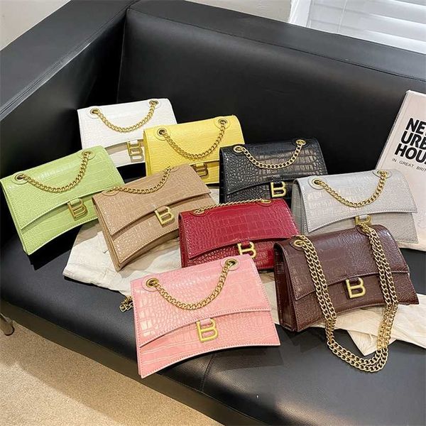 

30% off handbag designer 2023 new shoulder large hourglass stone pattern new spring color underarm bag handbag