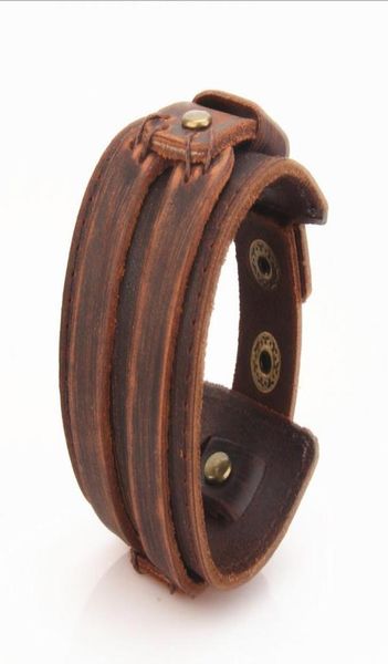 

retro cowhide accessories bracelet creative men and women hand made string bracelet 5 colors 8497850, Black