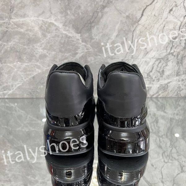 

2023 new luxurys mens platform sneakers women classic fully white shoes leather fashion platform shoes trendy designer casual shoes xsd22113, Black
