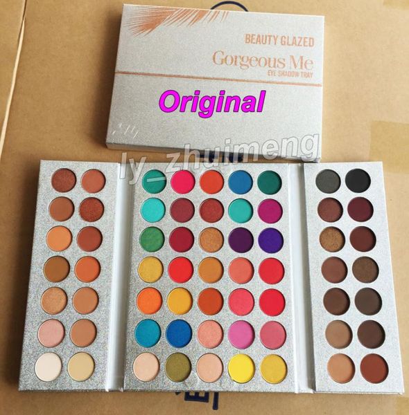 

makeup eyeshadow palette beauty glazed 63 colors gorgeous me eye shadow tray pressed powder shimmer matte eyeshadow cosmetics 9054901
