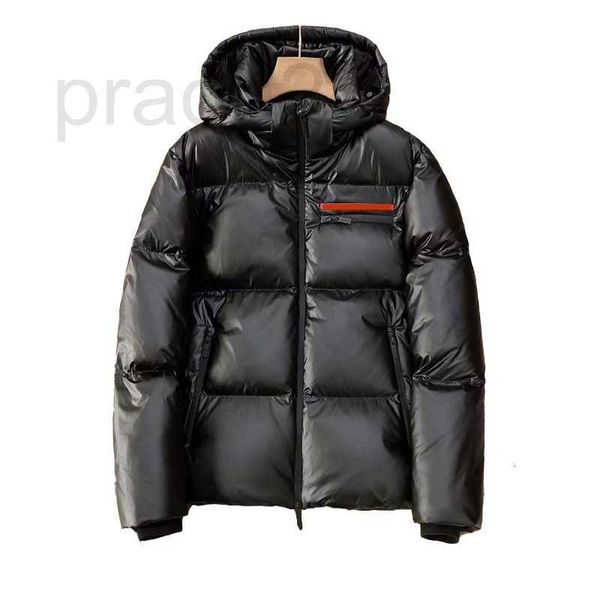 

men's down & parkas designer jackets for men hooded parka winter couples clothing coat outerwear embroidery designer jacket male 0z6e, Black