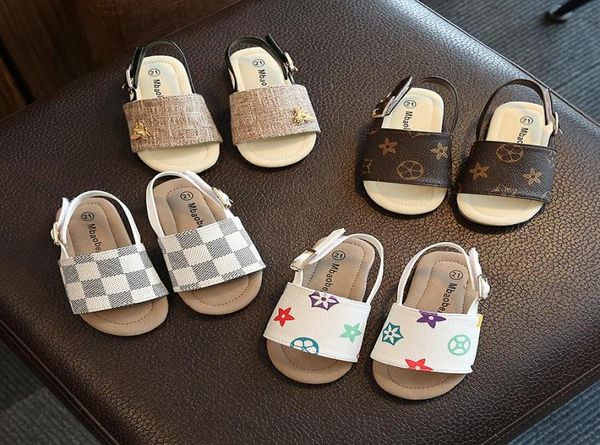 

summer baby sandals kids boys pu slippers first walker shoes nonslip shoes outdoor beach sandals floral printed casual sandal2247613, Black;red