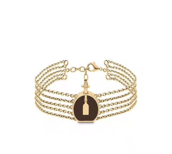 

fashion personality multichain women039s bag bracelet with box4102951, Black