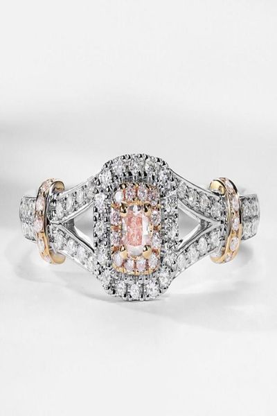 

victoria wieck choucong brand new luxury jewelry 925 sterling silver pink sapphire cz diamond party gold filled wedding ring for w3862028, Slivery;golden