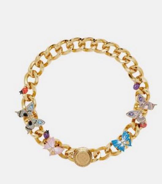 

fashion stereoscopic butterfly ladybug women's bracelet necklace ring brooch stud earring hairpin sets brass designer jewelry wedding p, Black