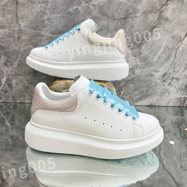 

2023 new luxurys platform designer sneakers casual shoe leather lace up men fashion white black mens womens espadrilles sports trainer xsd22