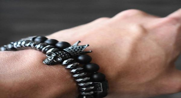 

men bracelet crown bracelets warrior jewelry skull skeleton titanium steel skull bangle bracelets men jewelry halloween ka25677496276, Golden;silver