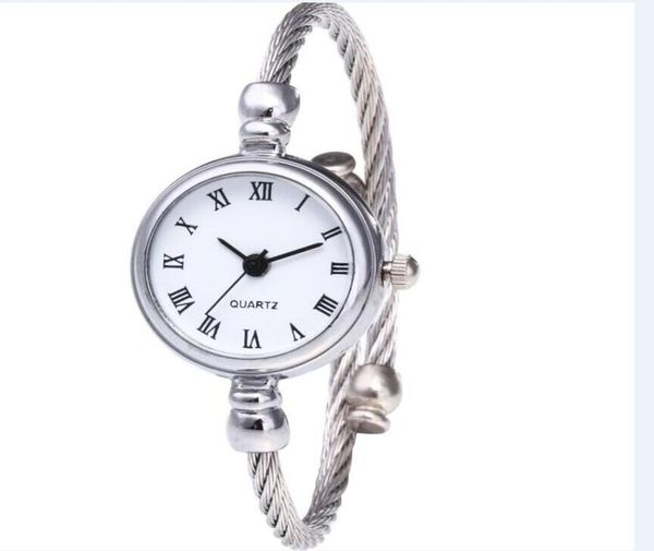 

8 style quartz watch white black fashion bracelet watch student bracelet watch063319470, Slivery;black
