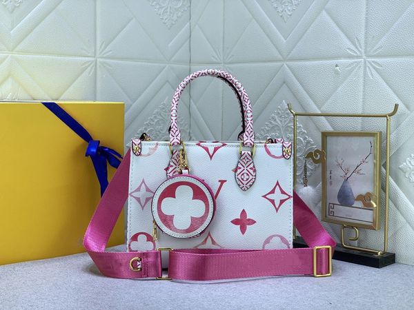 

onthego leather designers women handbags crossbody bag summer gradient color embossing largecapacity fashion tote shoulder bag