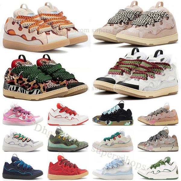 

curb new original casual shoes laether classic shoe pink leopard white pale pink mango platform shoe mesh weave lace up embossed calfskon na, Black