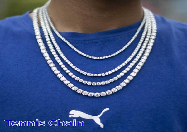 

whole 2mm 3mm 4mm 5mm moissanite tennis necklace 925 silver 10k 14k 18k gold diamond tennis chain vvs diamond tennis chain6130460